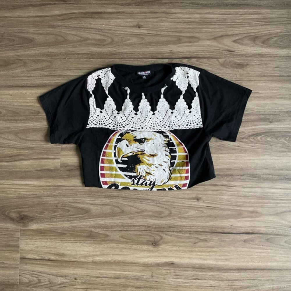 Fashion Nova Crochet Cut Out Top - Size Small